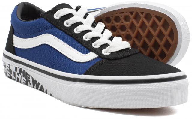 Navy and clearance black vans